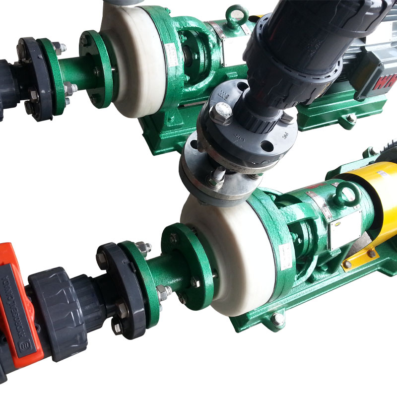 Pompe centrifughe in lega di fluoro-plastica serie FSB